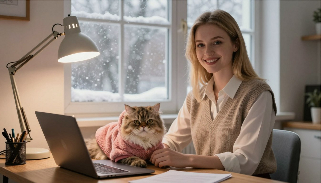 Best Winter Clothing Materials for Indoor Cats