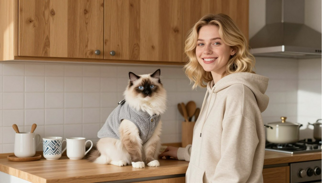 Best Winter Clothing Materials for Indoor Cats