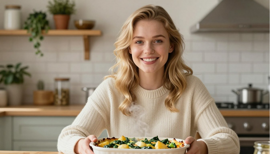 Spinach and Potato Bake: Savory British Delight