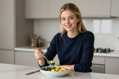Spinach and Potato Bake: Savory British Delight