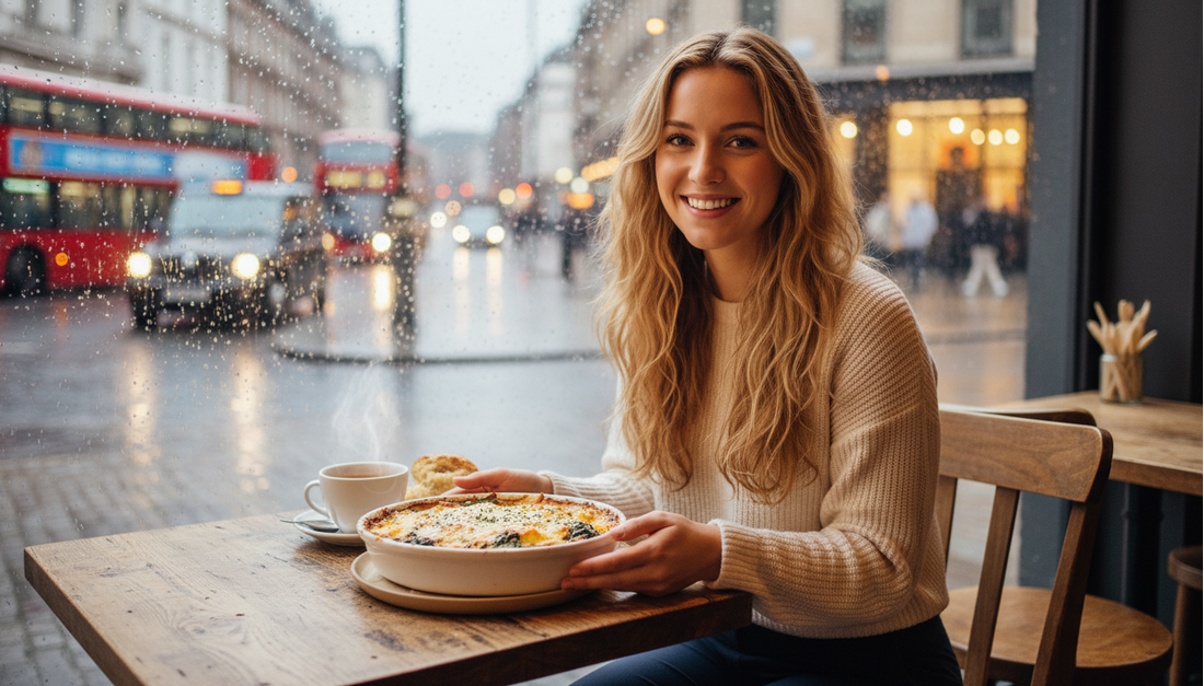 Spinach and Potato Bake: Savory British Delight
