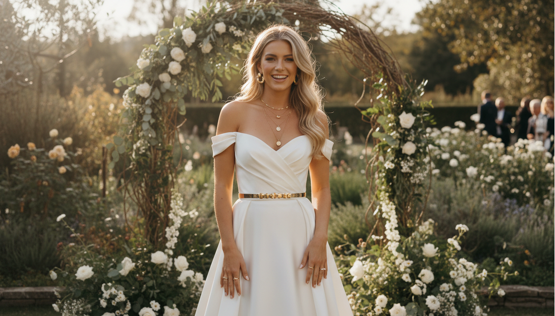 Bridal Jewelry Pairing: Balance, Proportion, and Dress Harmony