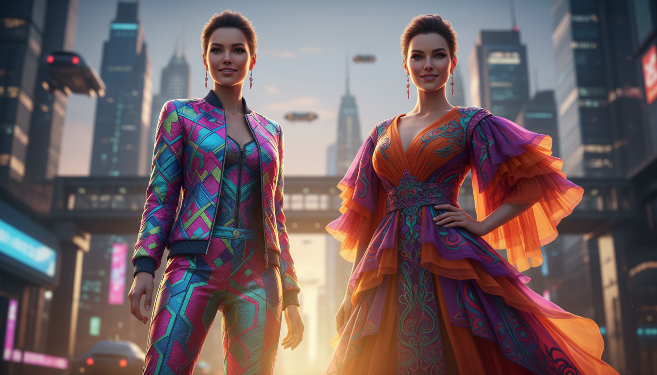 Hyperreal AI models in luxury fashion campaign