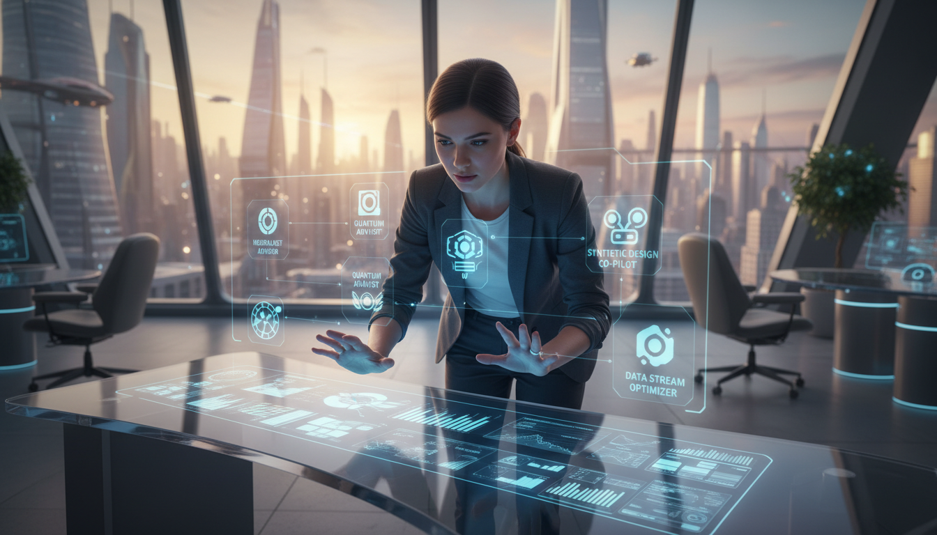 hypernatural-ai-user-experience-woman-interacting-holographic-interface-2026